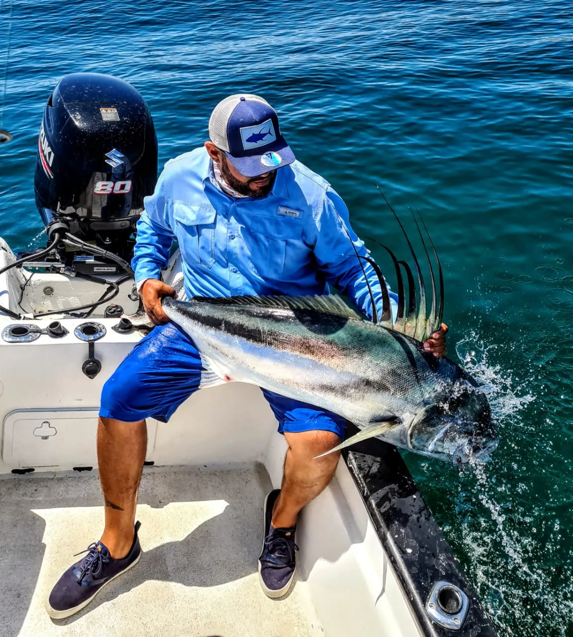 Fishing for roosterfish in Cabo San Lucas
